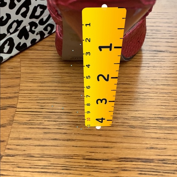 Red Snakeskin Heels - Picture 10 of 10